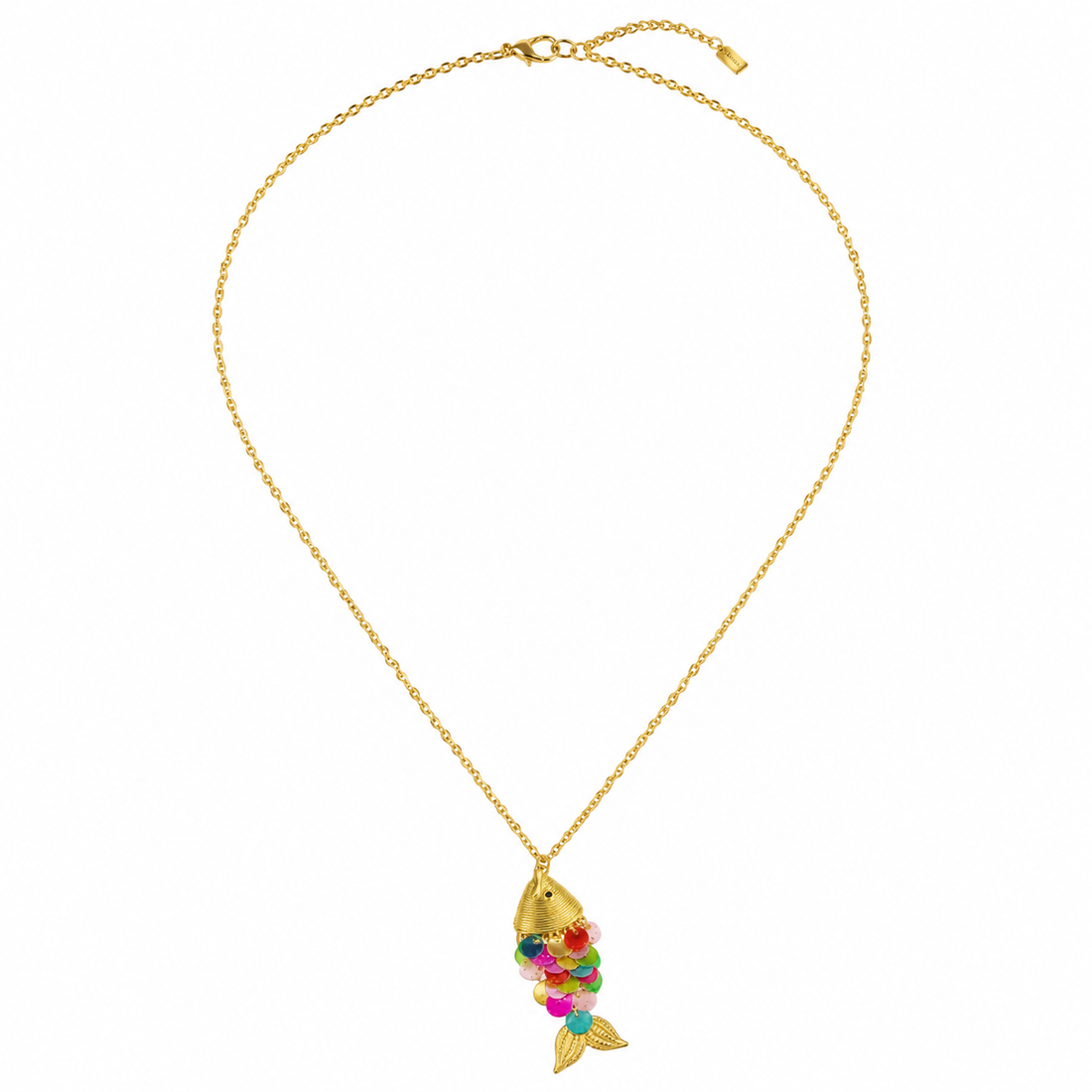 Wavey koi necklace multi