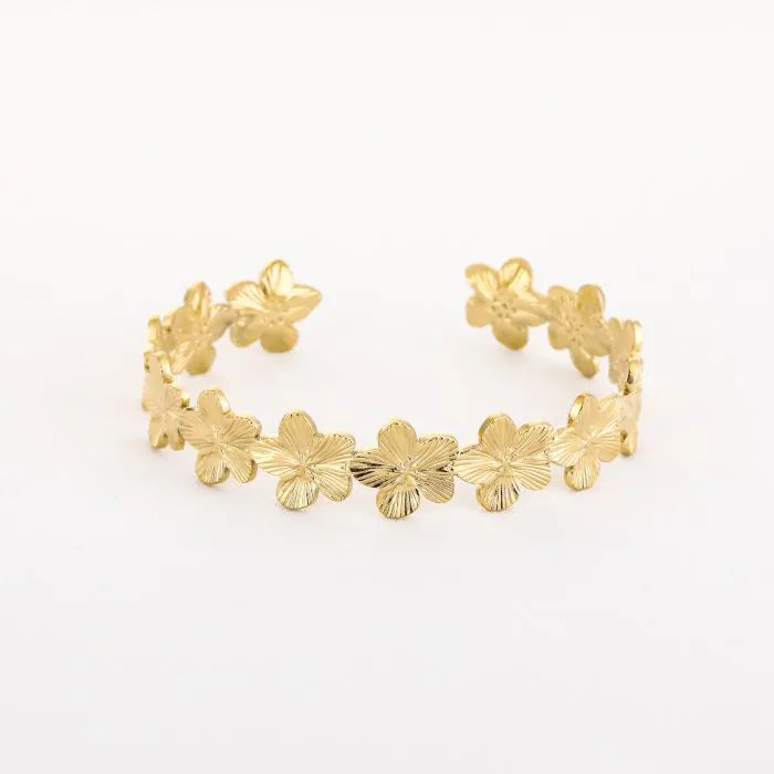 Bangle flower gold