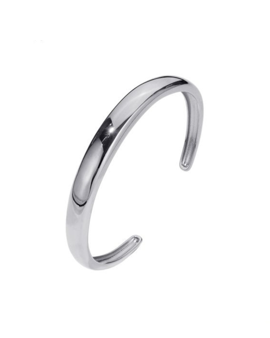 Thick bangle silver