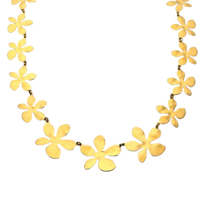 Camelia flower necklace