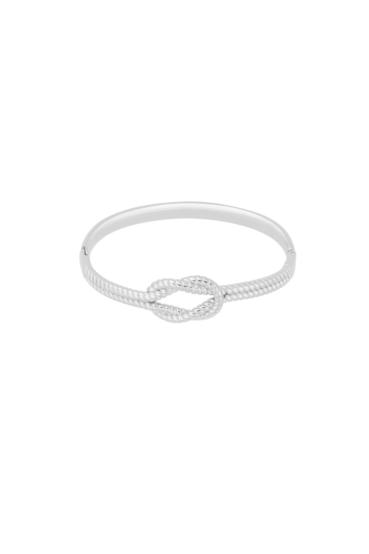 Knot bracelet silver