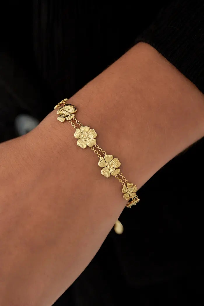 Daisy delight bracelet gold