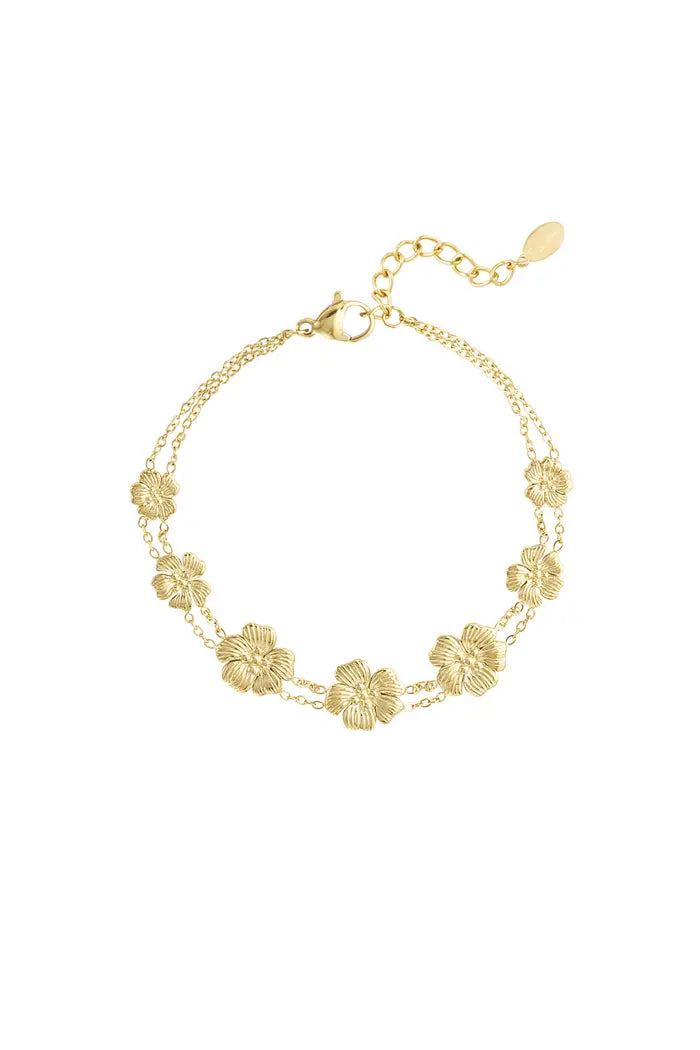 Daisy delight bracelet gold