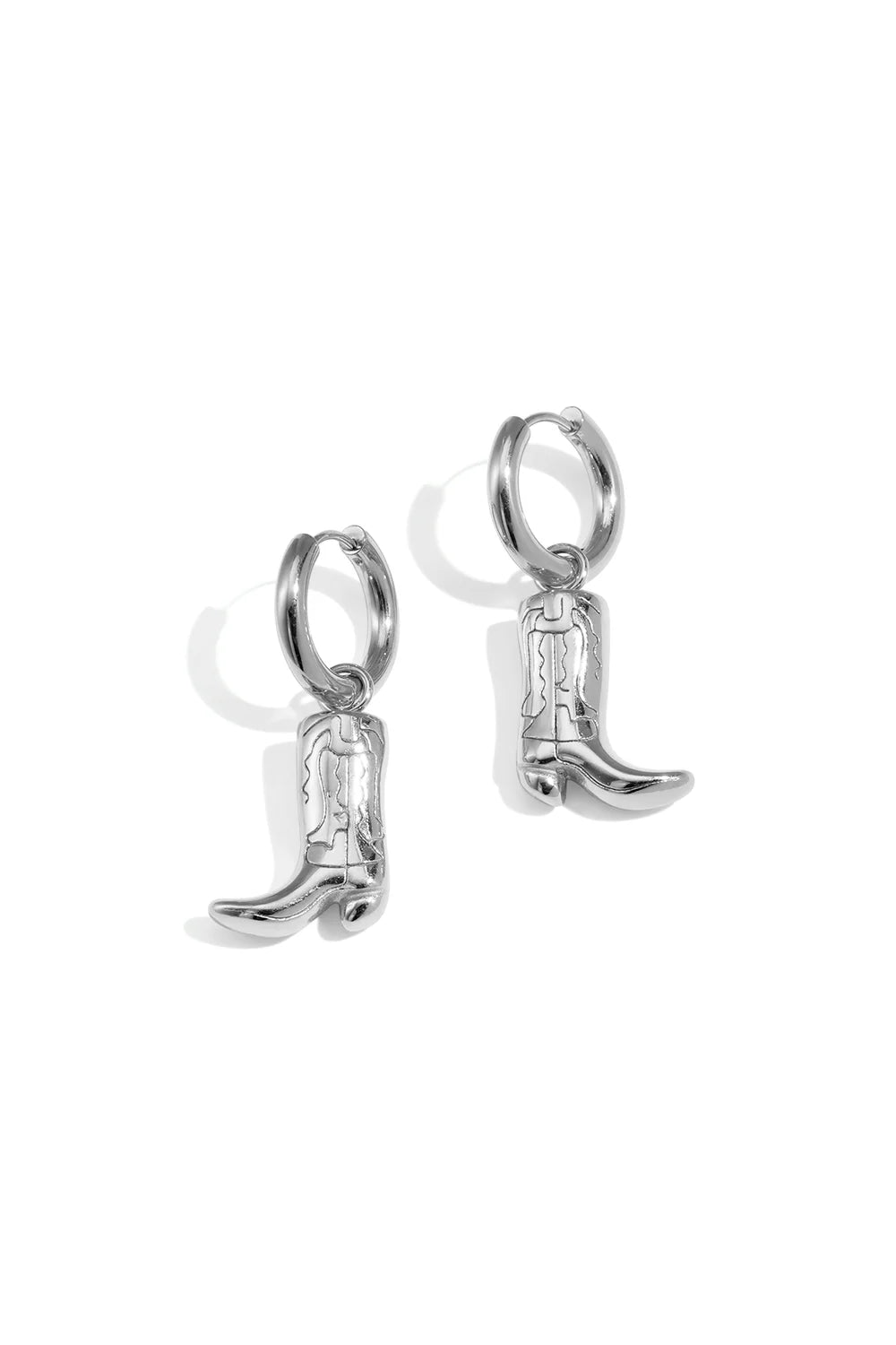 Earring boots silver