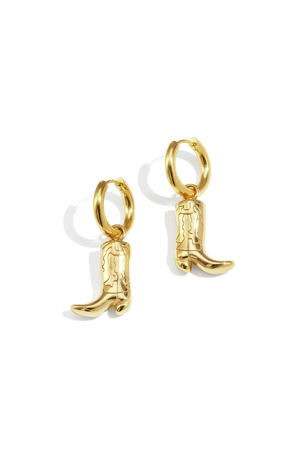 Earring boots gold