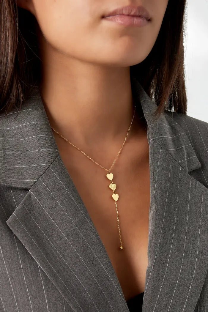 Forever yours necklace gold
