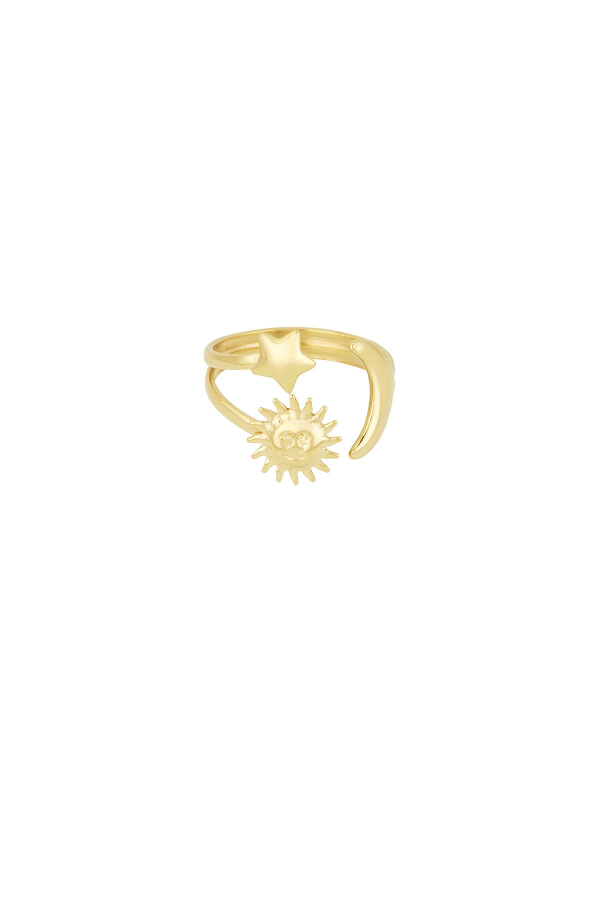 Day&night ring gold