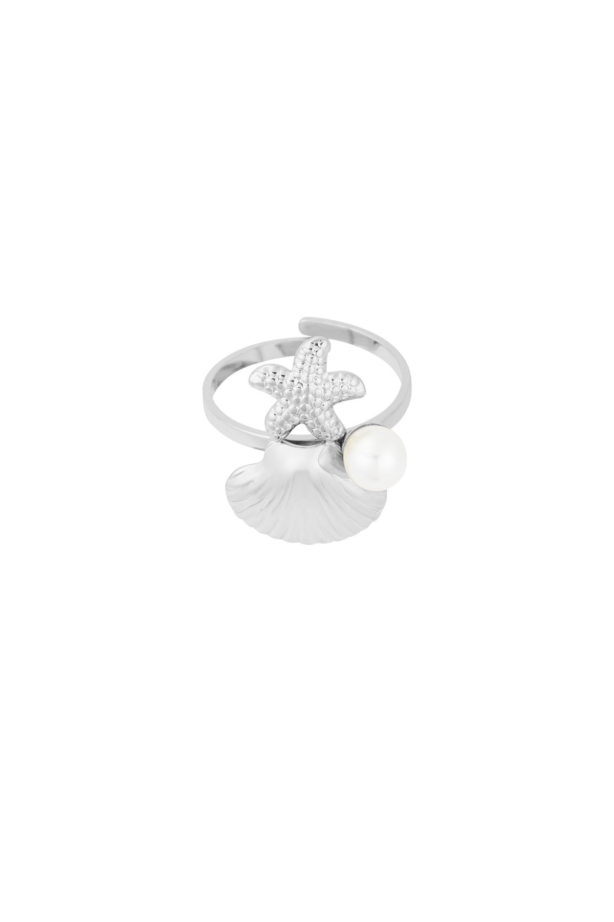 Sea side ring silver
