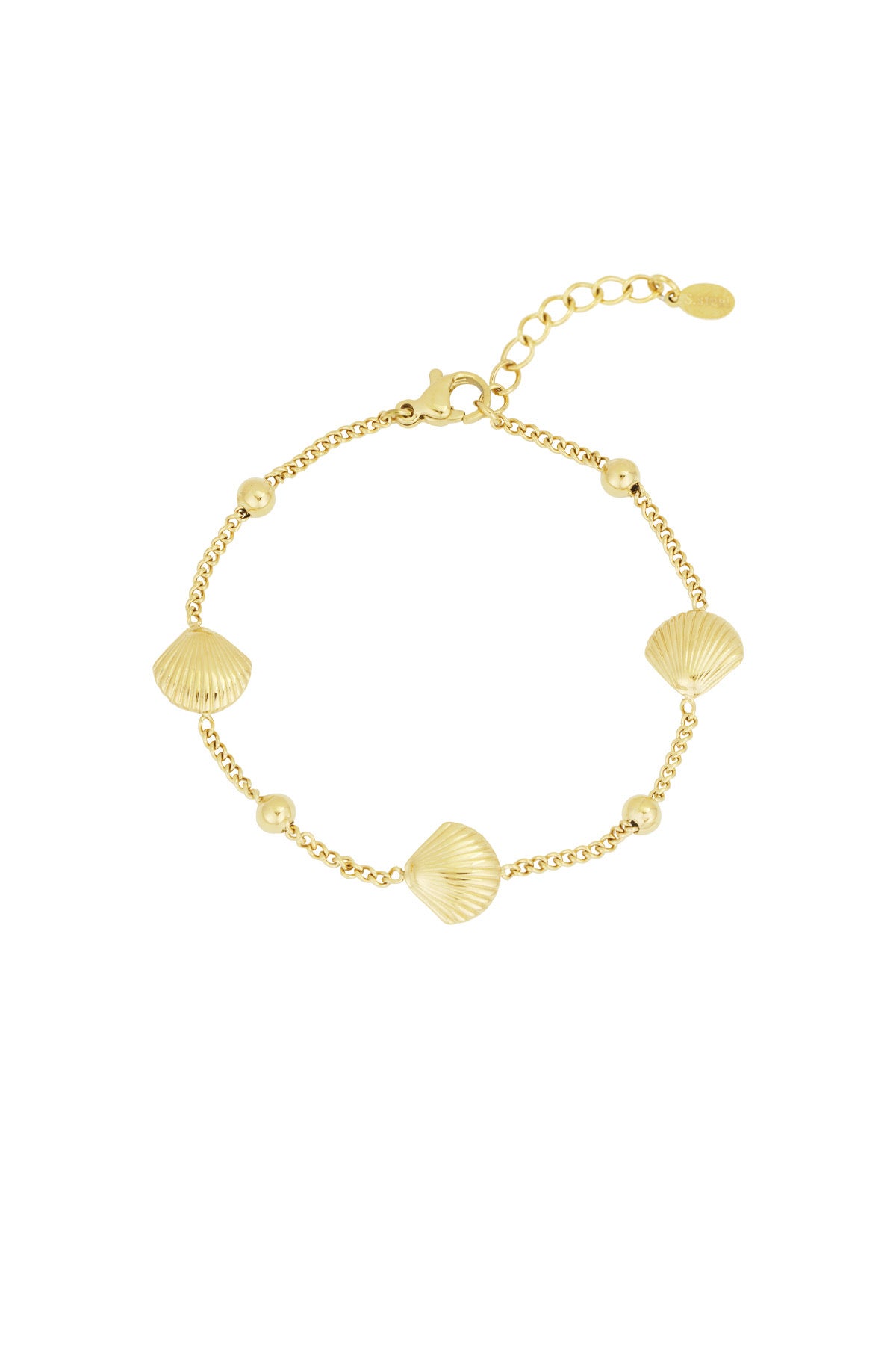 Shell bracelet gold