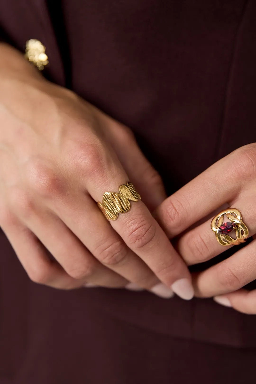 Daily heart ring silver