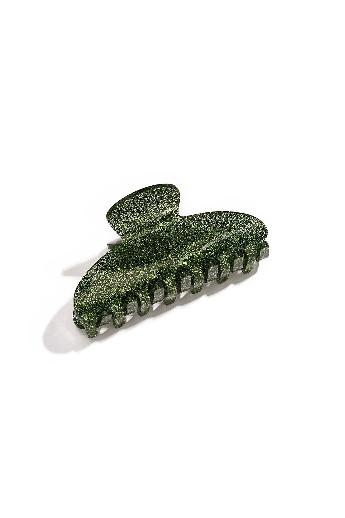 Glitter hairclip green