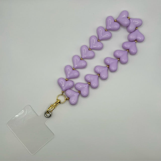 Lilac hearts telefoonkoord
