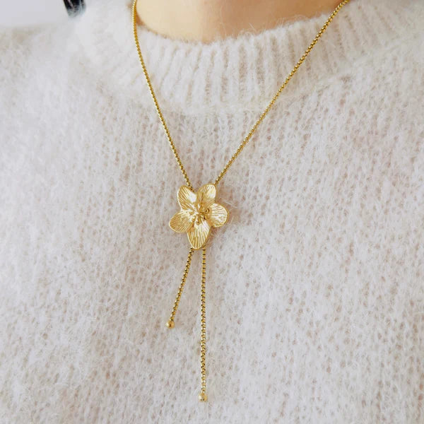 Zara Y necklace gold