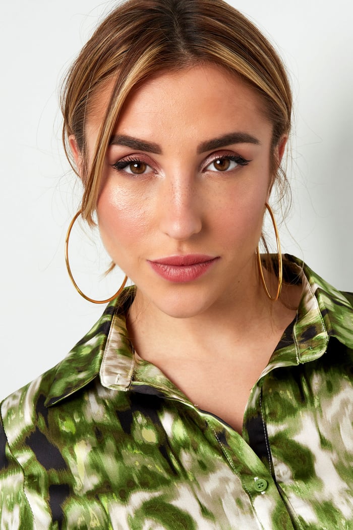 Basic narrow hoops gold
