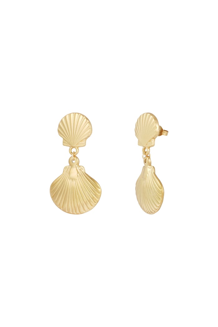 Beachy breeze earrings gold
