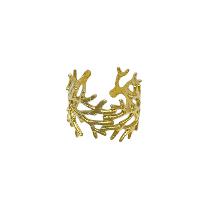 Blossem ring gold