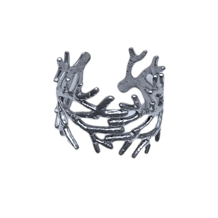 Blossem ring silver