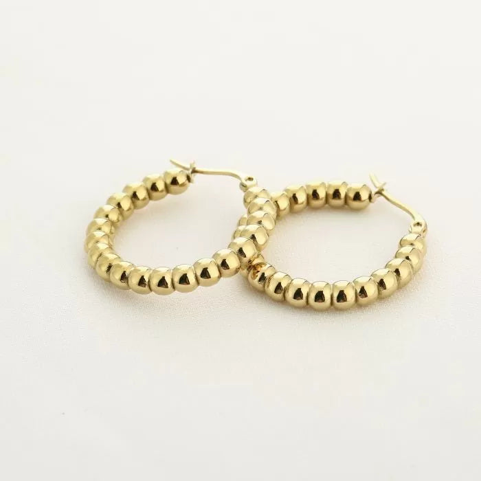 Ball hoops gold
