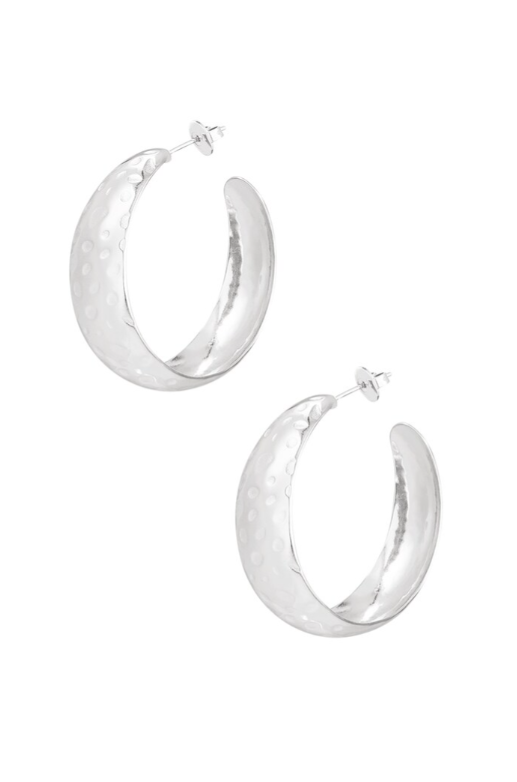 Bubbly earrings silver