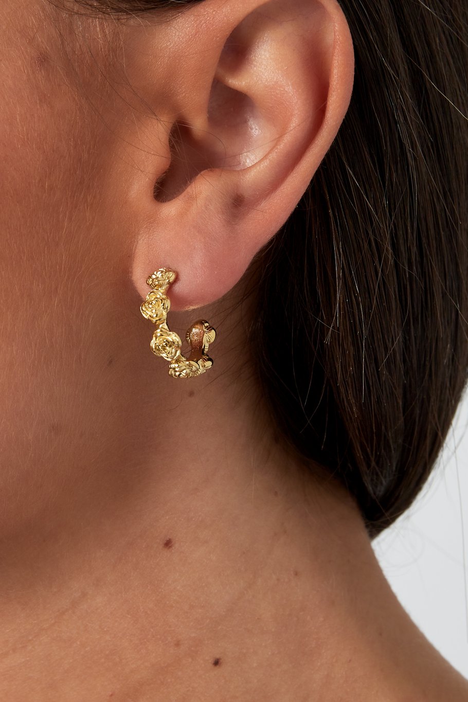 Buy me a flower earing gold