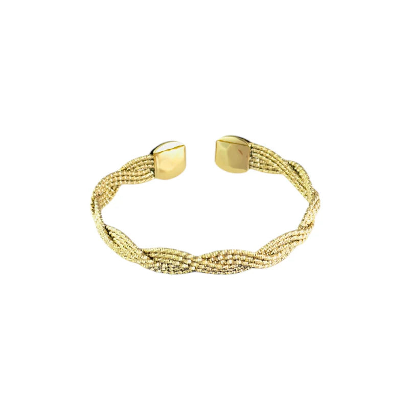 Classy twist bracelet gold
