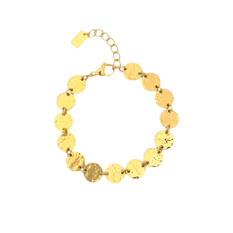 Coins bracelet gold