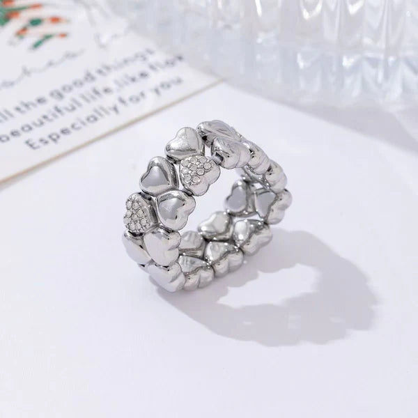 Love ring silver