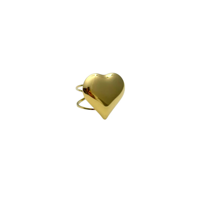 Fat love ring gold