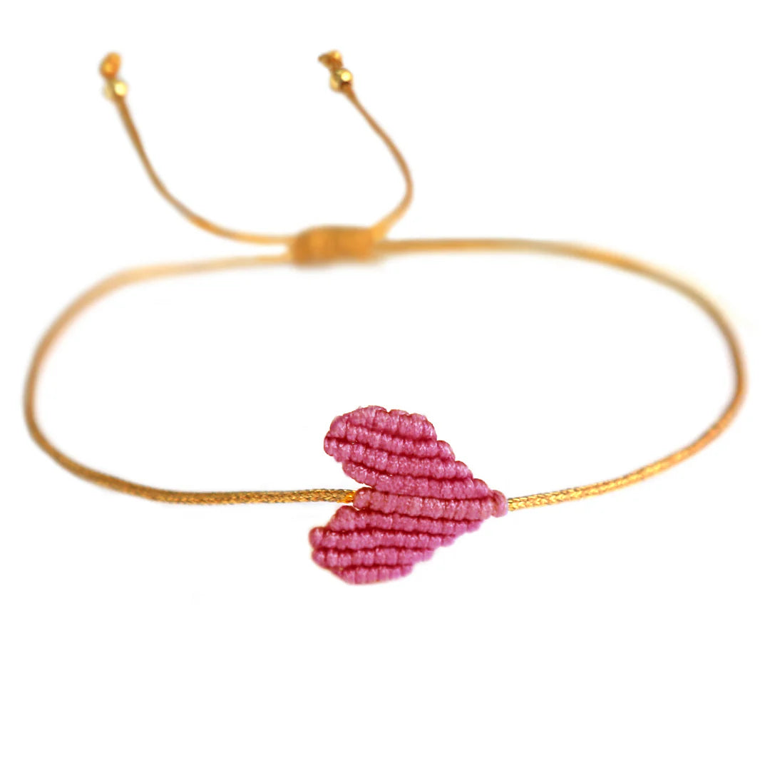 Heart bracelet rosé