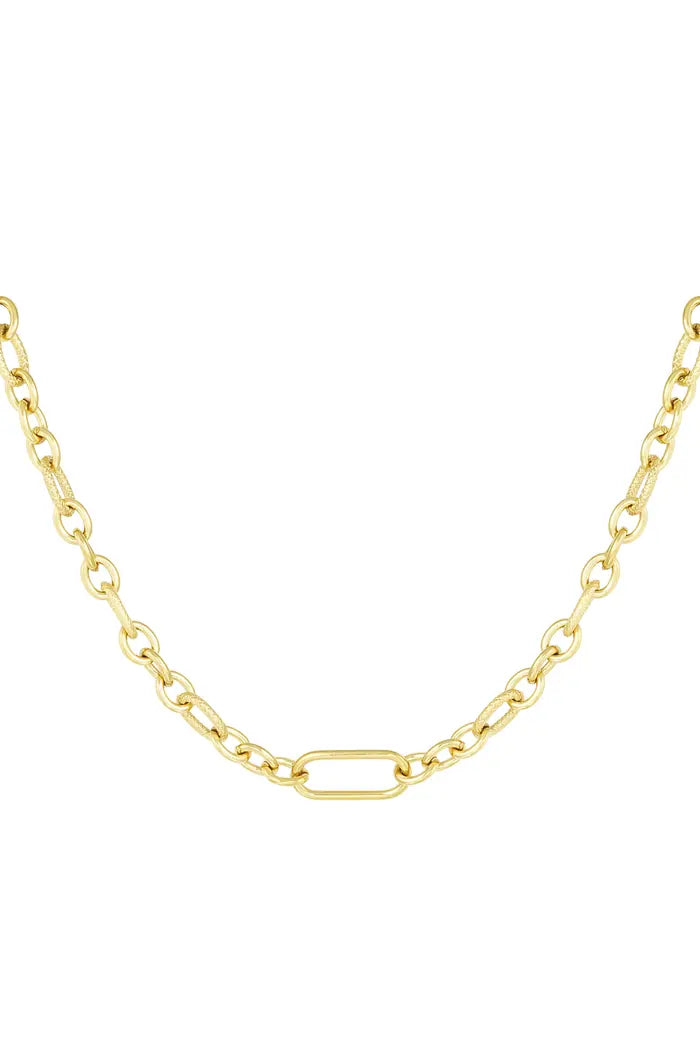 link necklace gold
