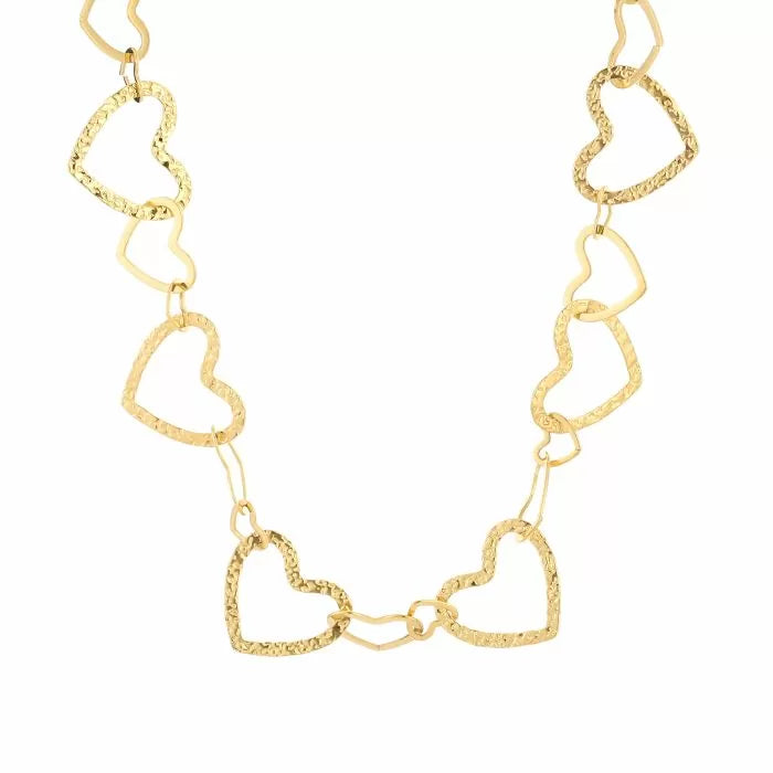 Lots of love necklace gold