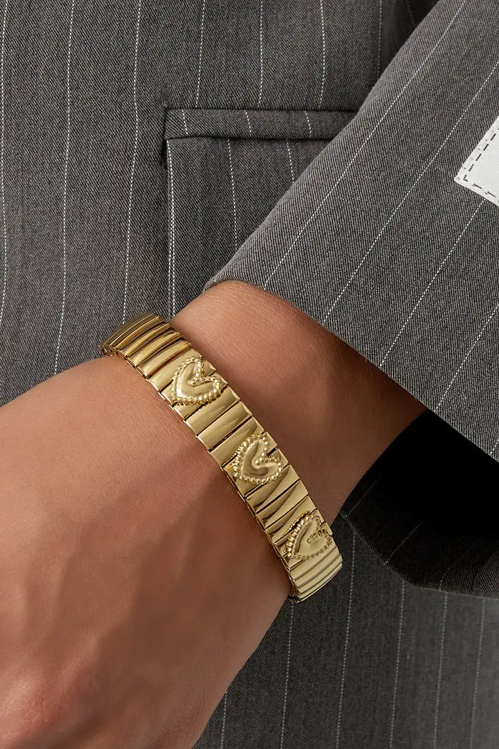 Love link bracelet gold