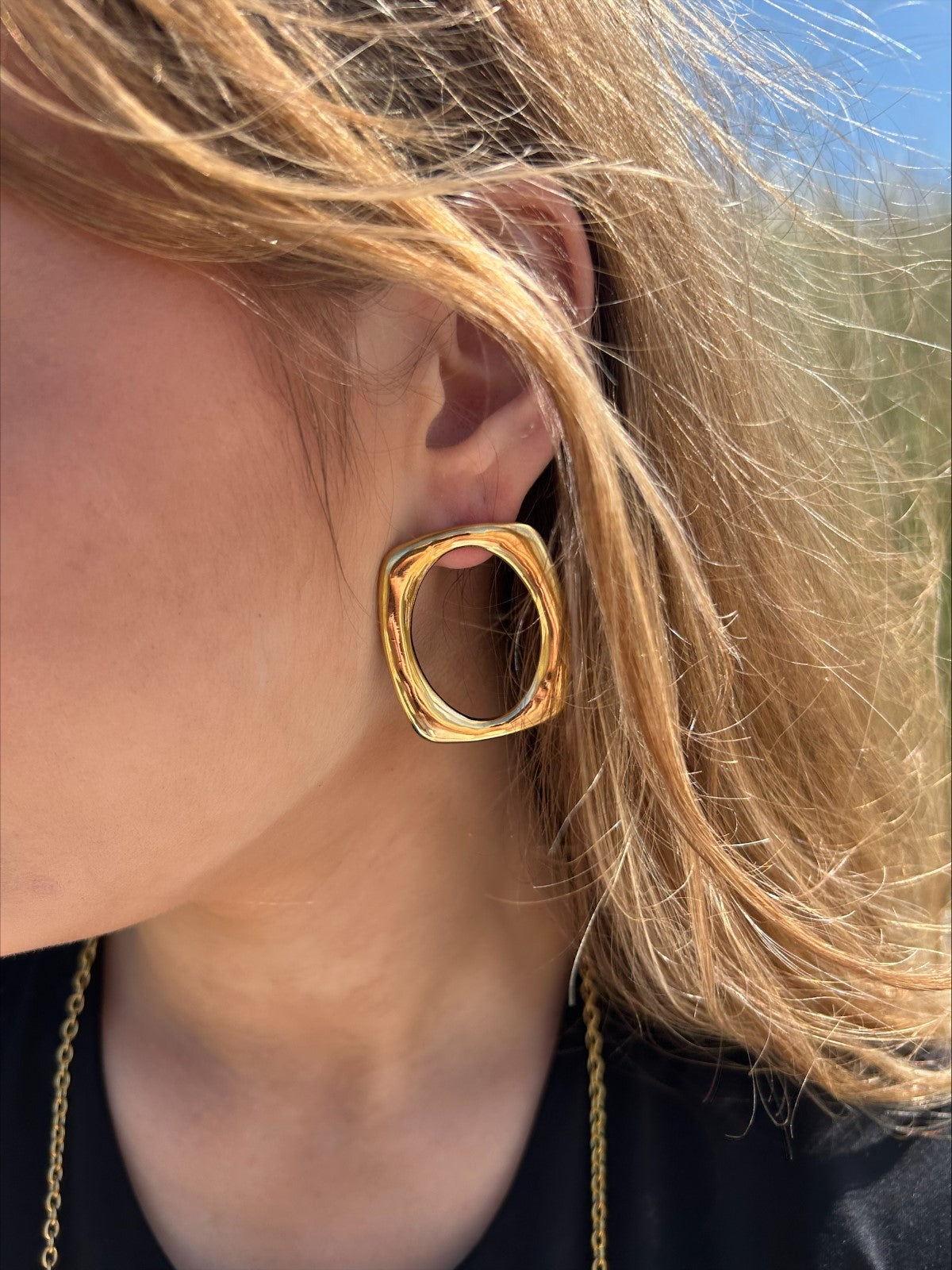 Lusso earrings gold