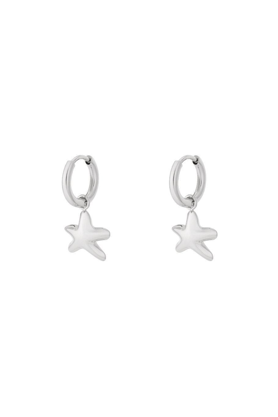 MIni star earrings silver