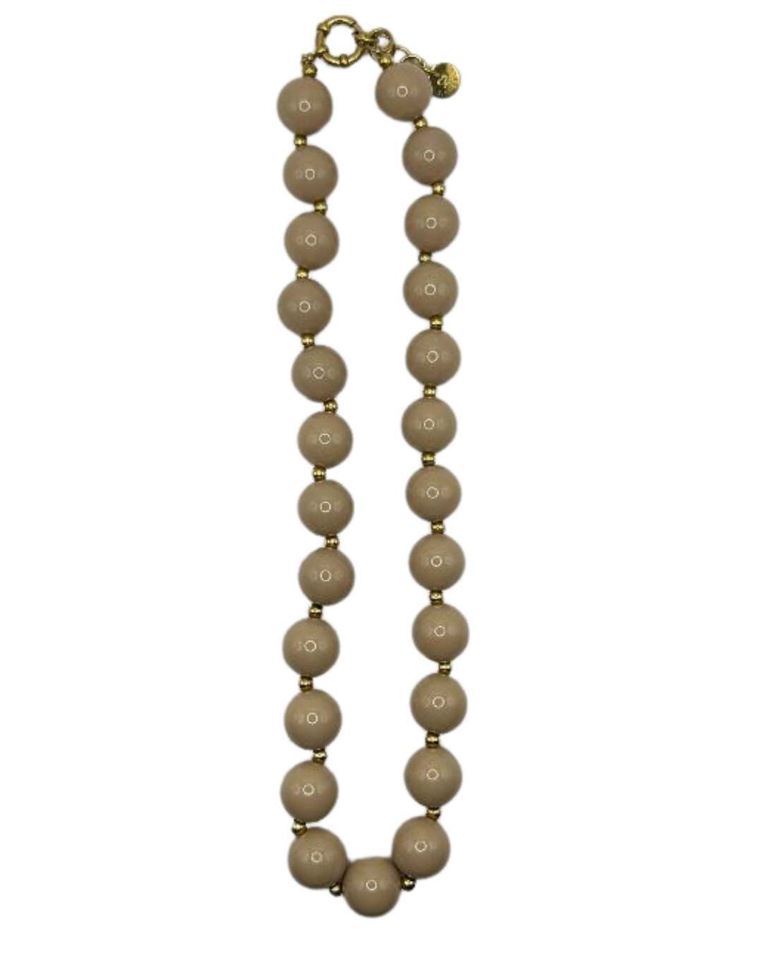 Beads necklace brown