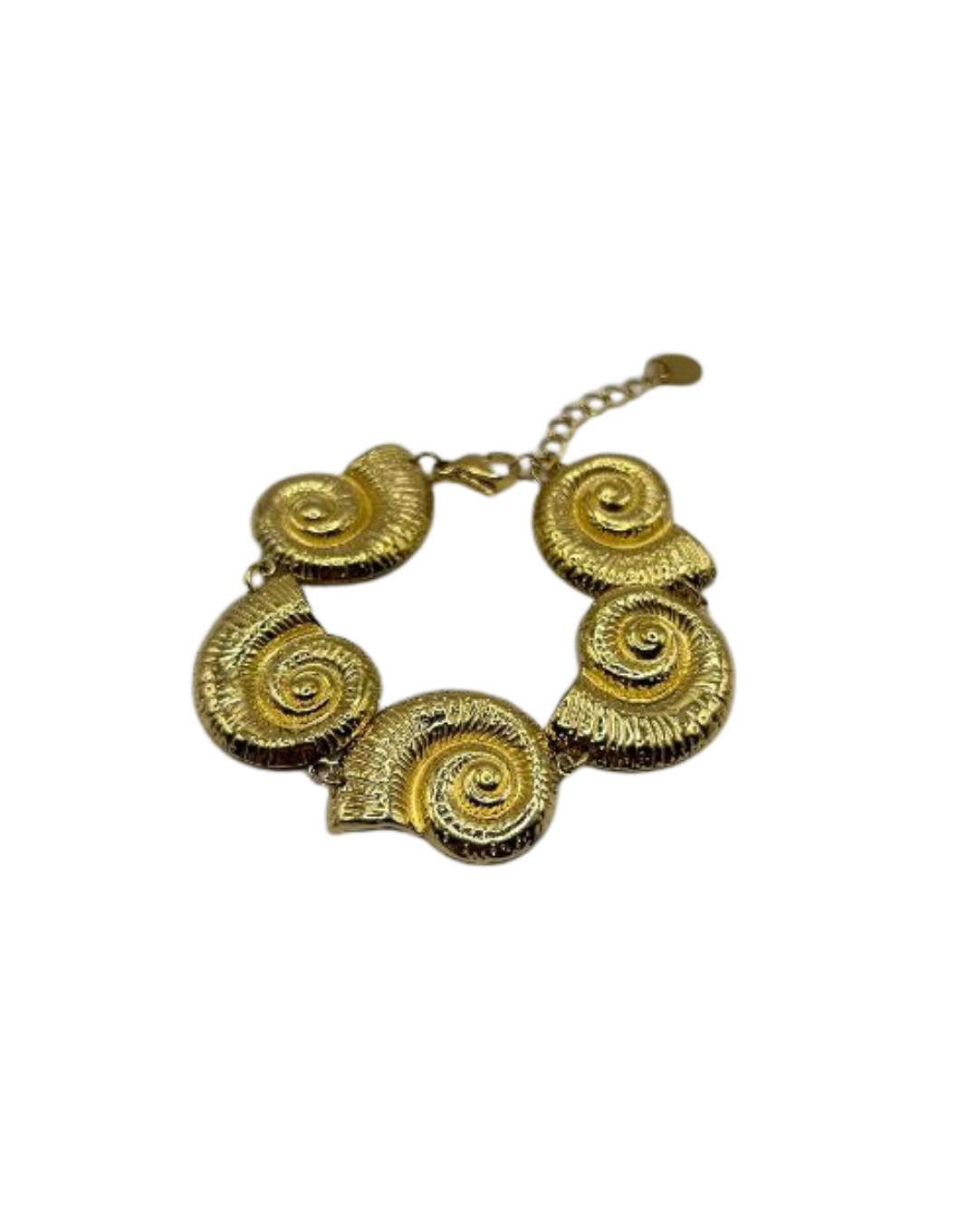 Big shells bracelet gold