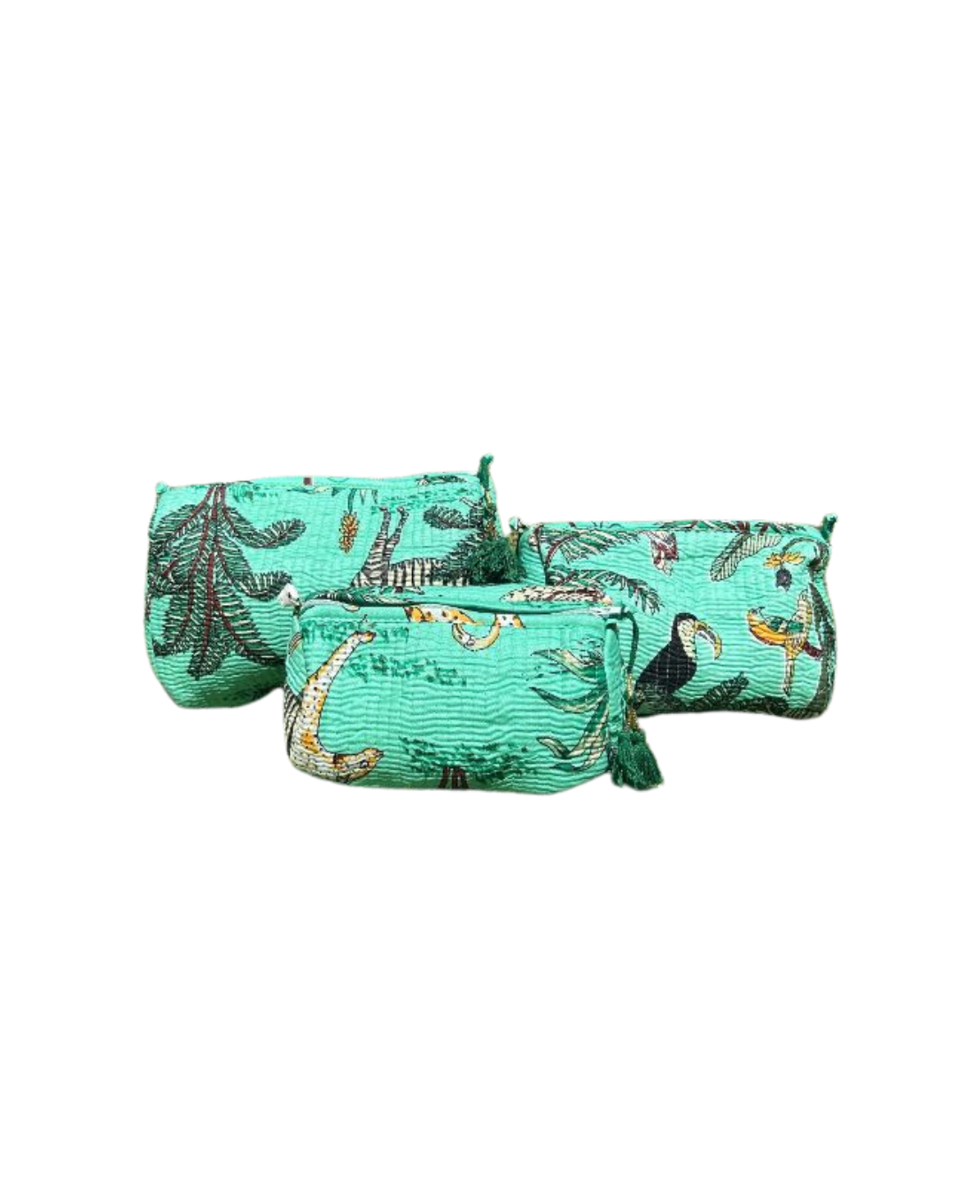 Tropical mint toiletry bag S