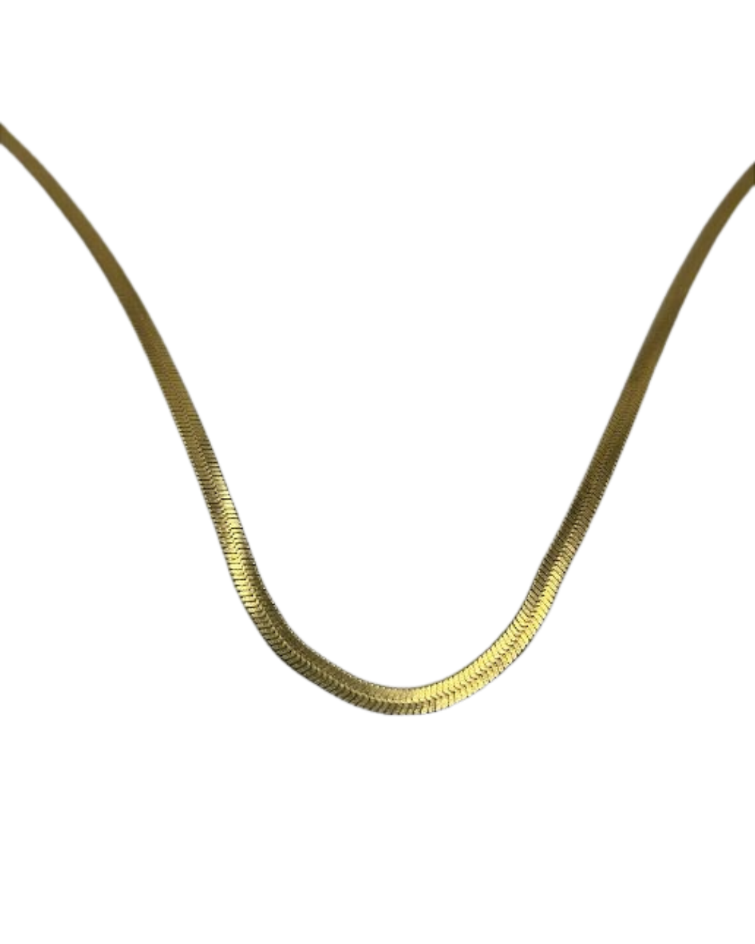 Snake necklace gold
