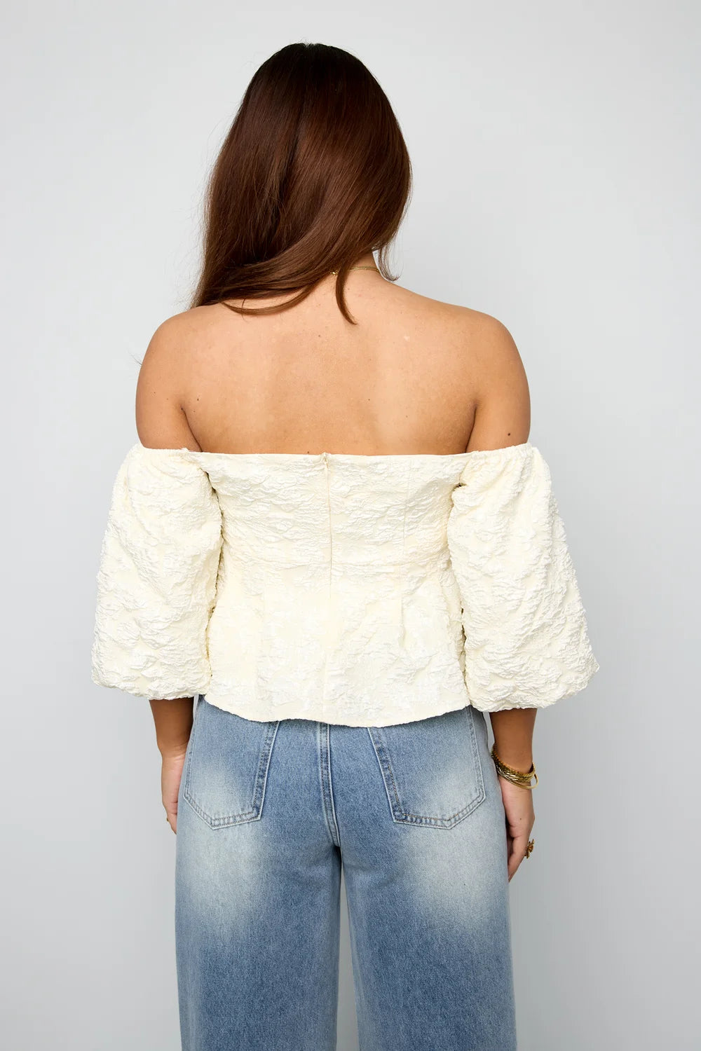 Puff sleeve top