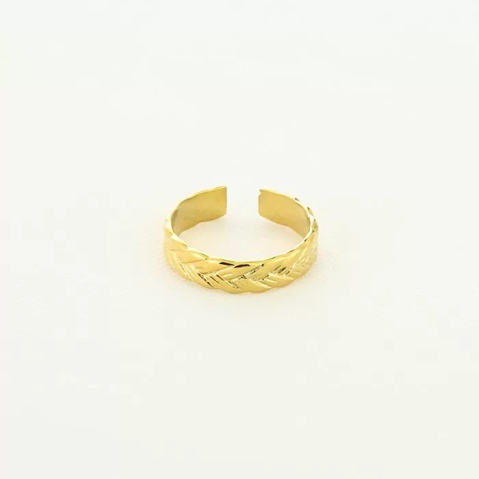 Rope ring gold