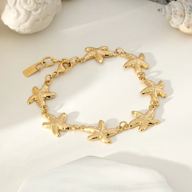 Seastar bracelet gold