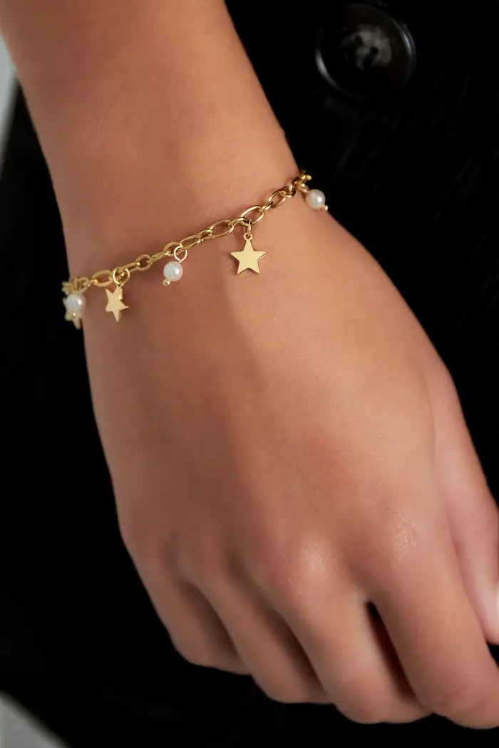 Starry night bracelet gold