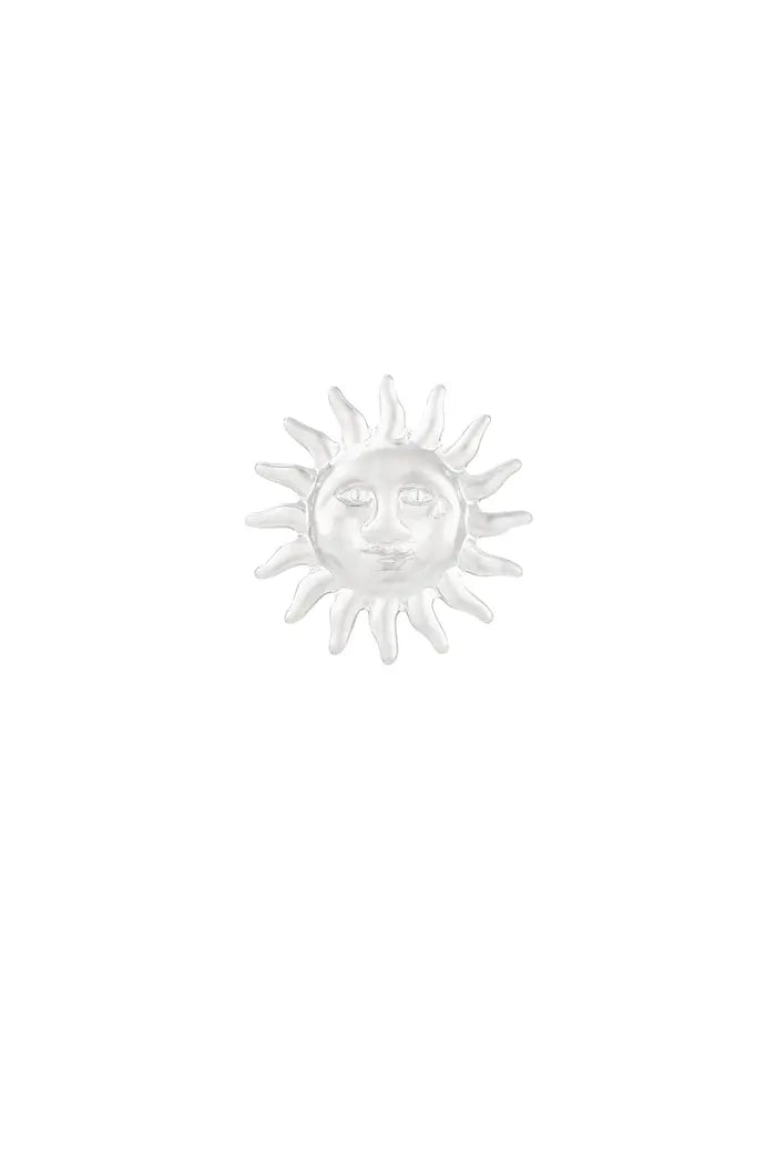 Sunshine pin silver