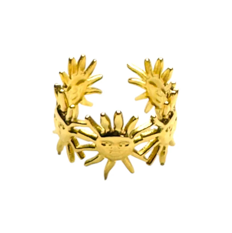 Sunshine ring gold