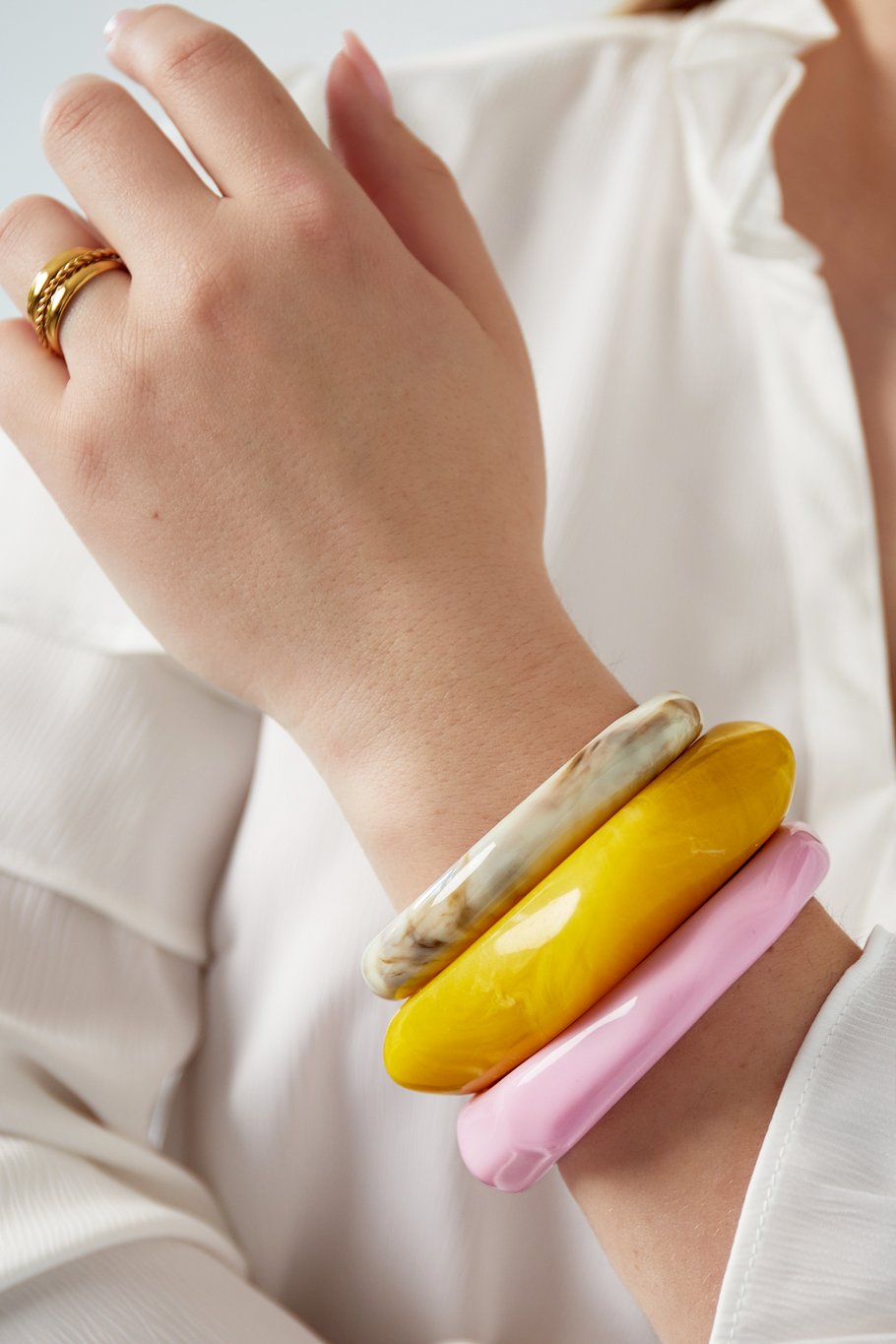 Summer bangle yellow