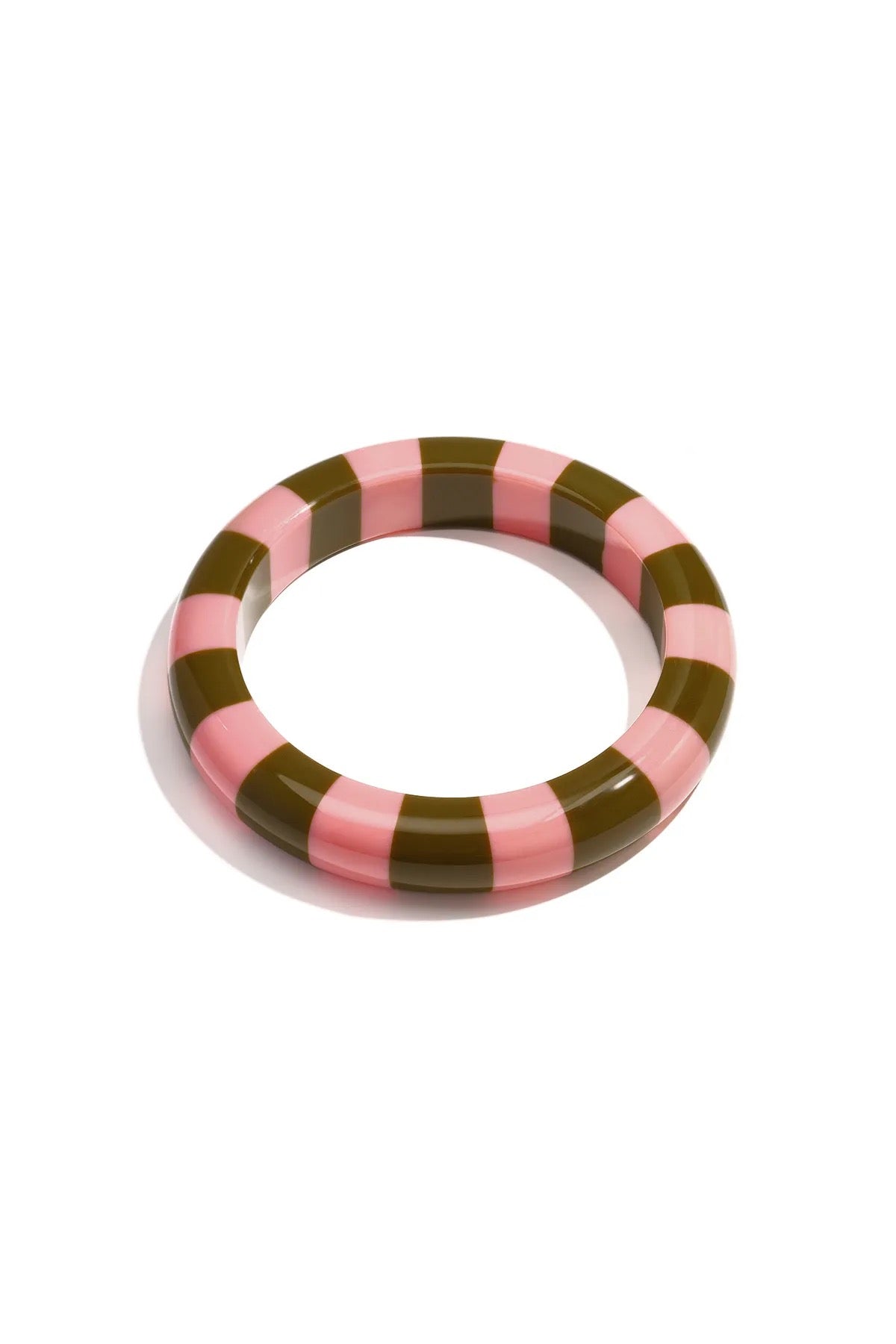 Striped bangle khaki