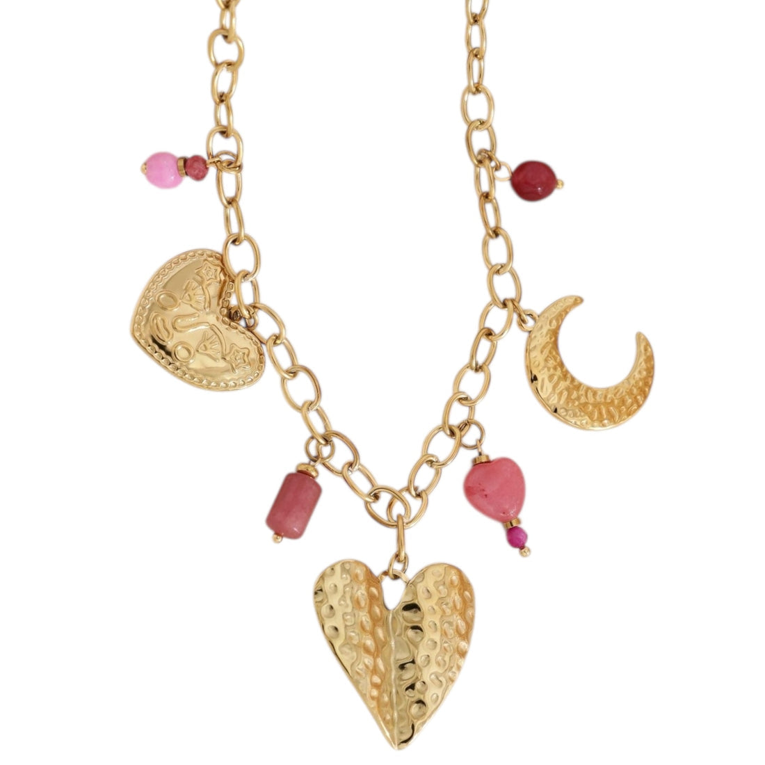 Loves charm necklace gold