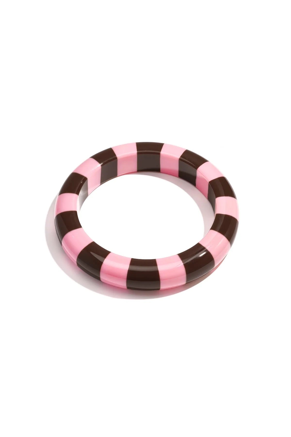 Striped bangle brown