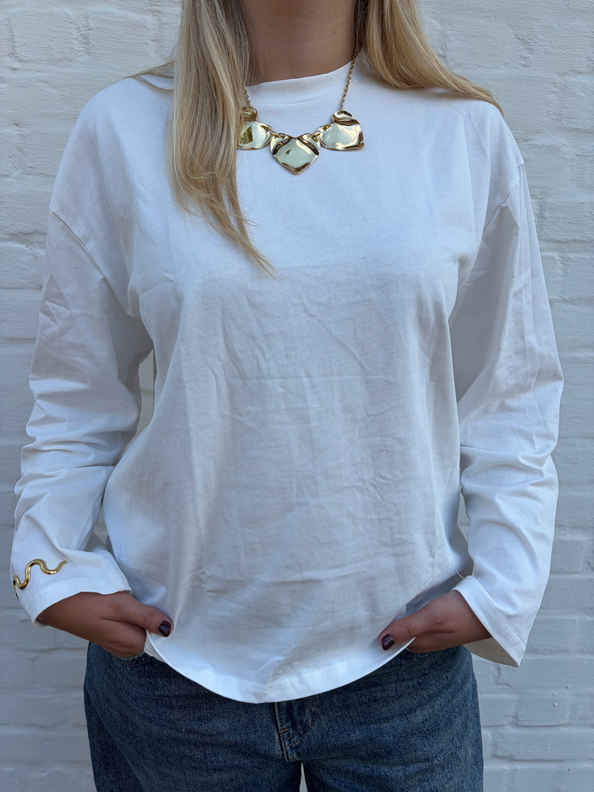 Basic longsleeve white