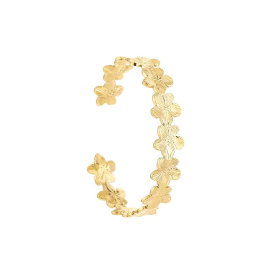 Bangle flower gold